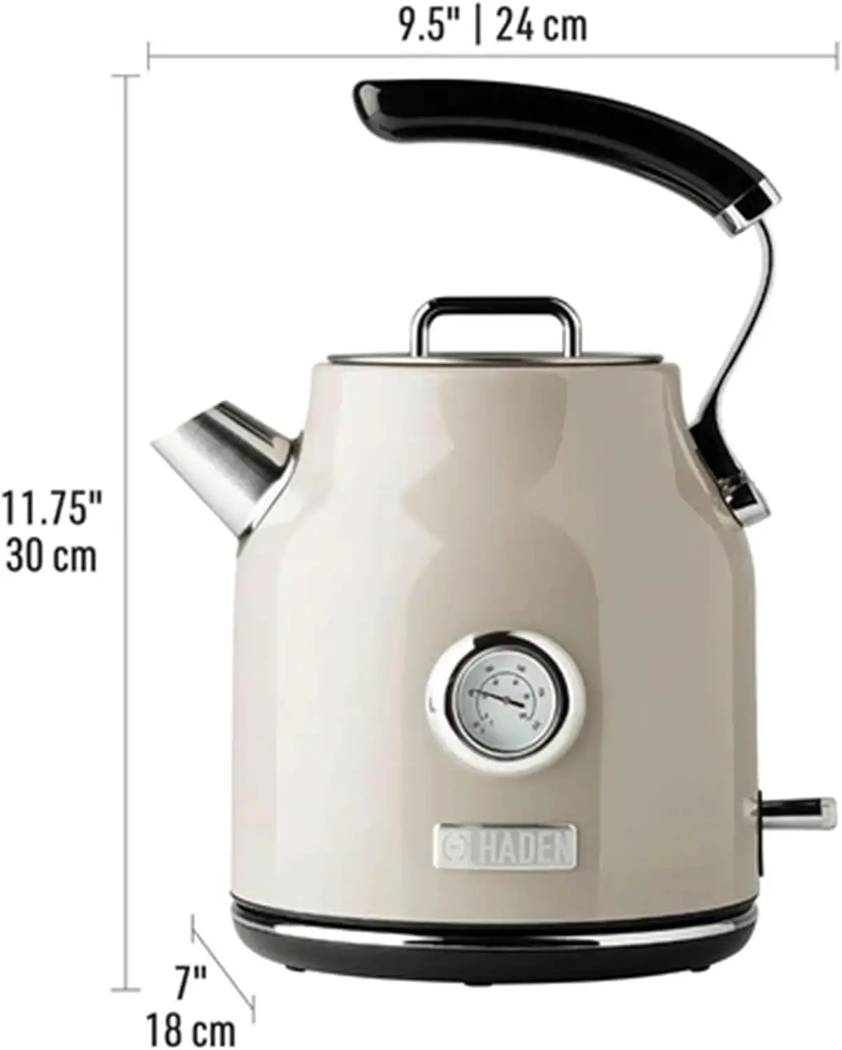 4 Slice Wide Slot Stainless Steel Toaster Bundled with 1.7 Liter Stainless Steel Electric Kettle with 360-Degree 4