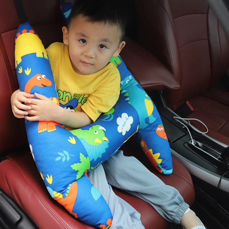 

Cute Animal Pattern Baby Neck Head Support U-Shape Children Travel Pillow Cushion For Car Seat Safety Neck Pillow For Kids