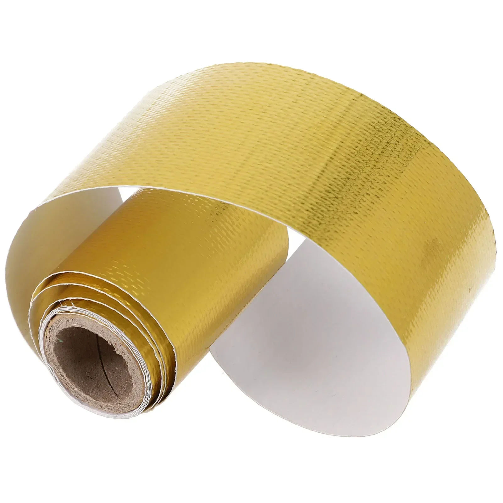 Heating Shield Wrap Tape Thermal Exhaust Tape Air Intake Heat Insulation Shield Wrap Reflective Universal 1Roll