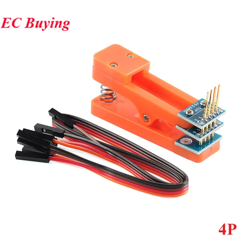 Testständer PCB Clip 2,54 mm Abstand Klemme Brennvorrichtung Sonde Pogo Pin Download Programm Brennen 3P 4P 5P 6P 7P 8P 9P 10P 12P Kabel – Detail 5