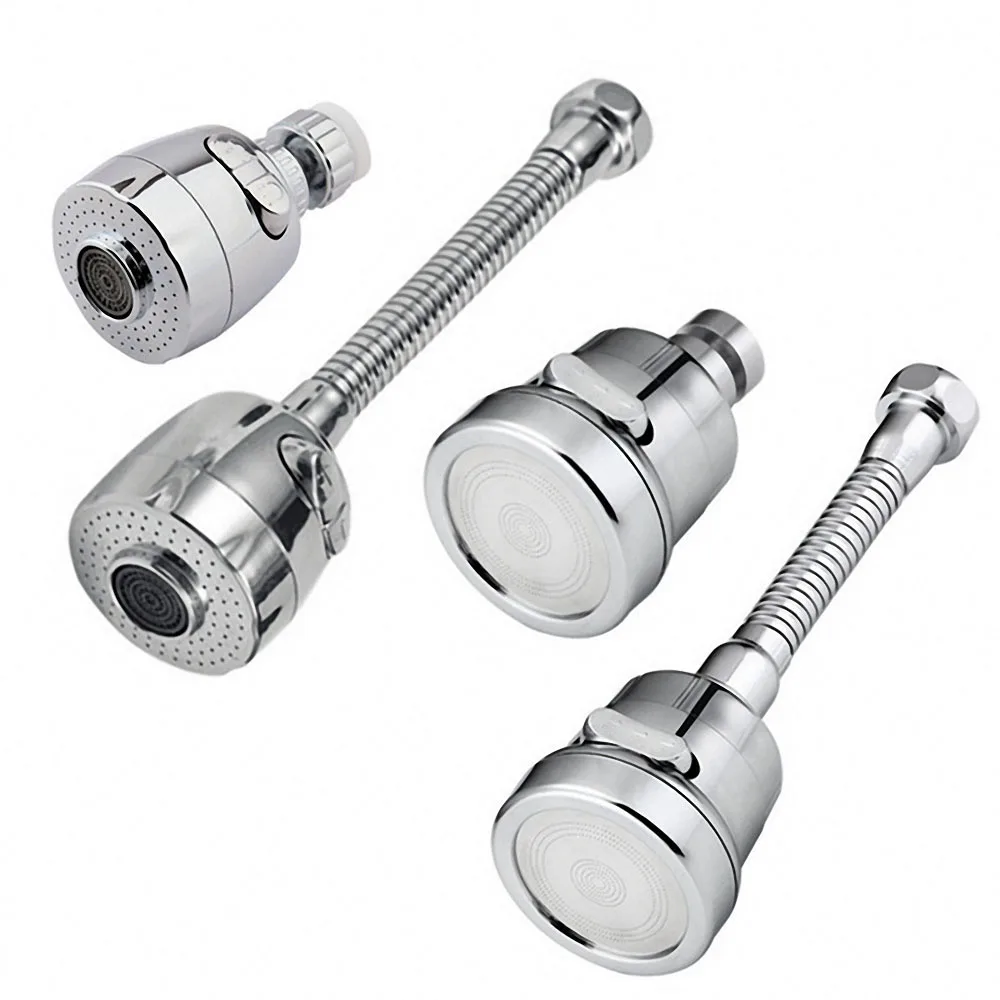 360 Rotating Kitchen Faucet Extender High Pressure Faucet Aerator Water