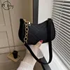 Mini Shoulder Bags for Women Fashion Felt Women's Bag Design Advanced Underarm Handbags Beautiful Purses Crescent SaddleBag 2024 1