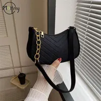 Mini sacs à bandoulière en feutre pour femmes, Design avancé, sacs à main sous les bras, beaux sacs à main croissant, sacoche de selle, 2024 1
