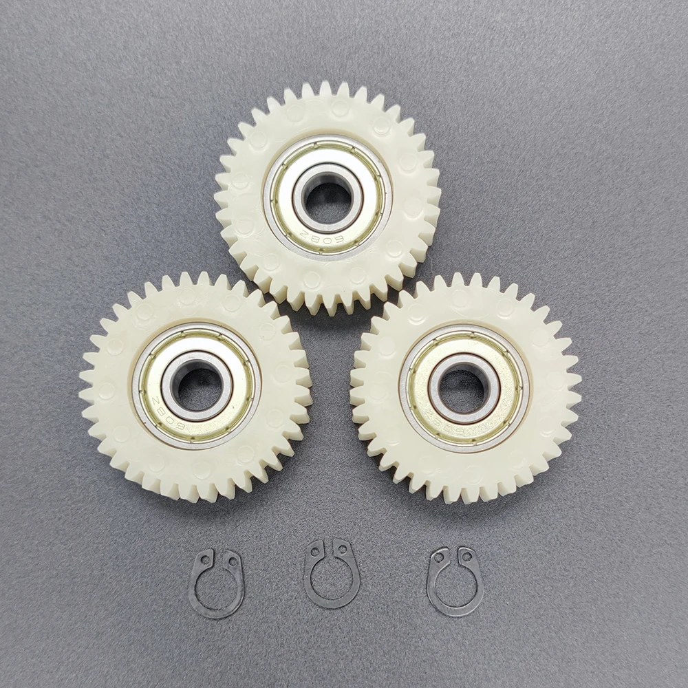3Pcs 36 Teeth Gears Electric Bike Motor Repair Gear Nylon Teeth