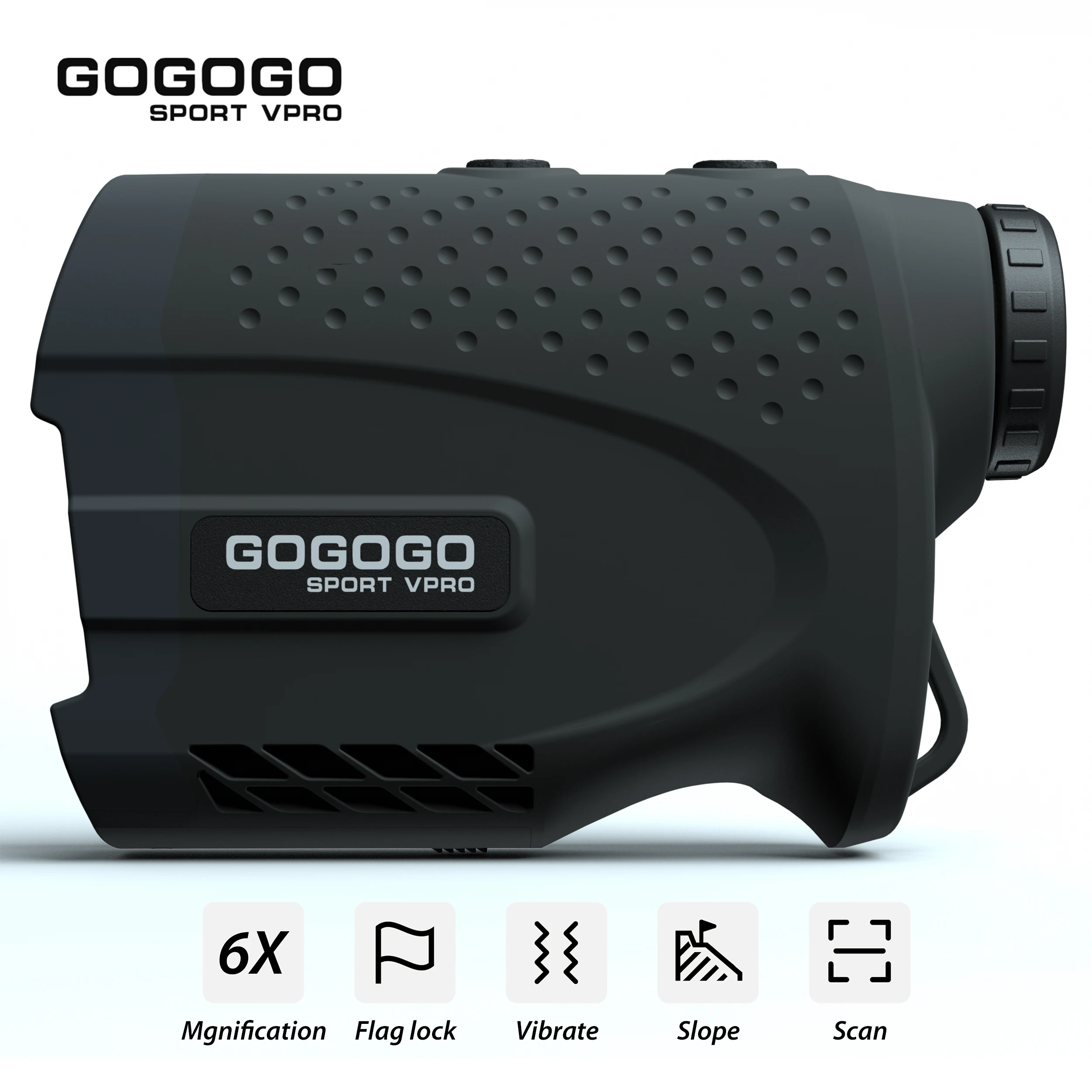 Gogogo Sport Vpro Digital Laser Rangefinder For Golf 900m Hunting Range