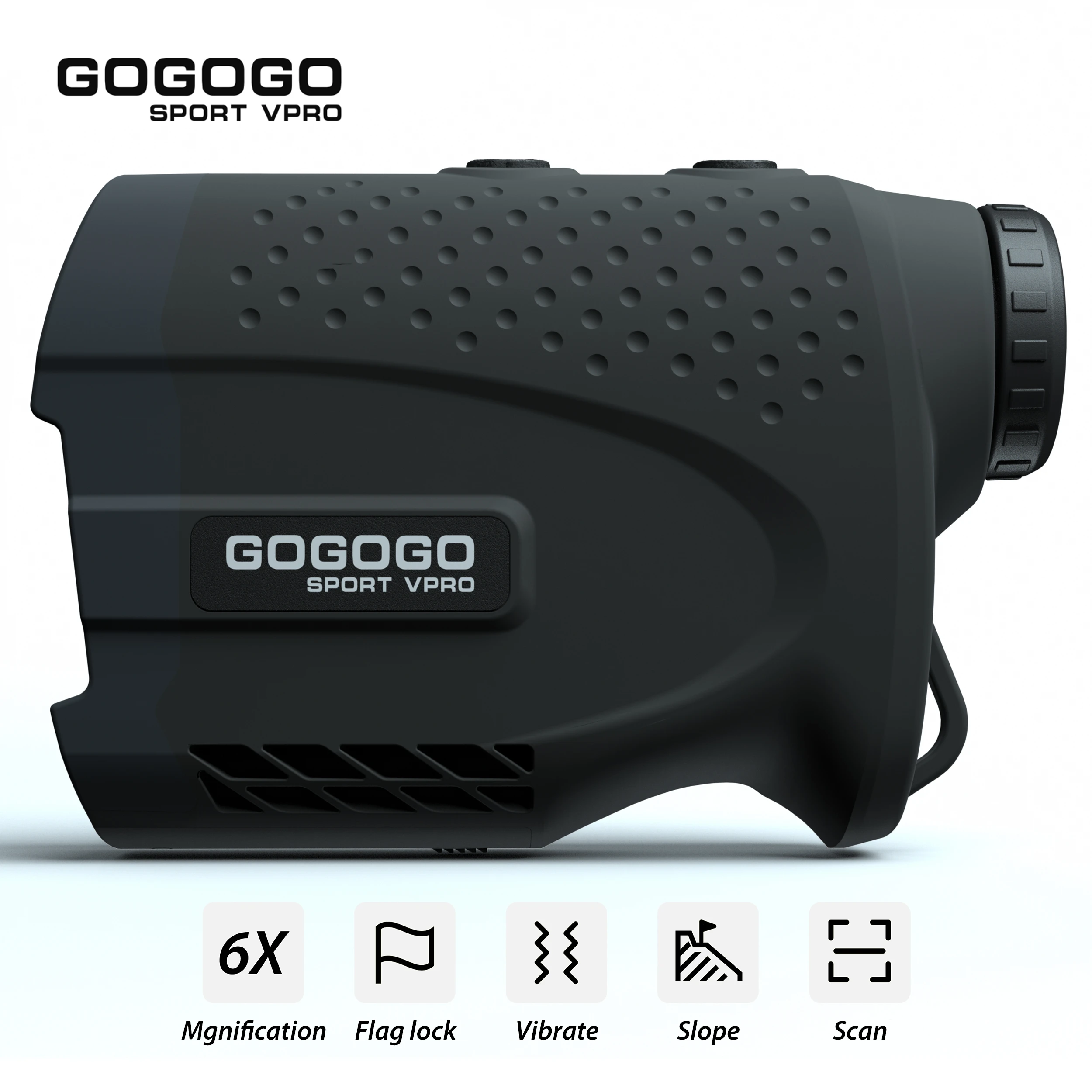Gogogo Sport Vpro Digital Laser Rangefinder For Golf 900m Hunting Range