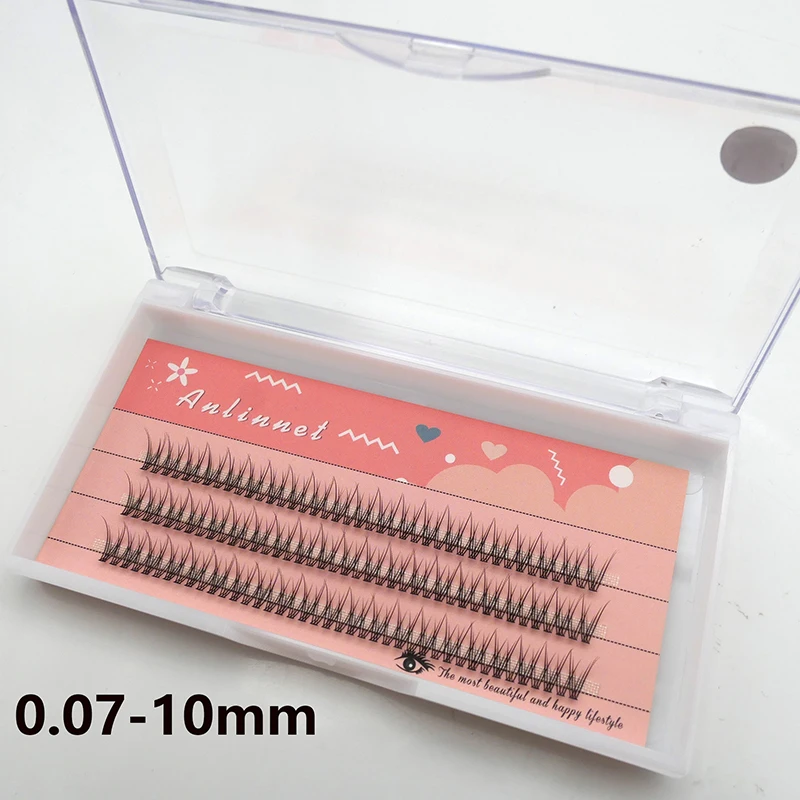 120 cluster von 10D fischschwanz haare natürliche wimpern verlängerung persönliche wimpern EIN typ fee wimpern dick wimpern werkzeug – Detail 8