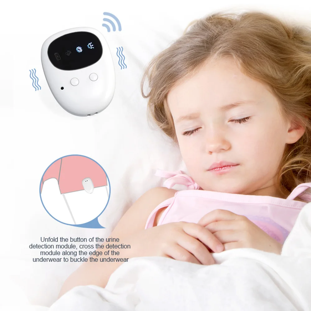 Wireless Bedwetting Alarm Pee Alarm Receiver 10M Range Vibration Reminding Boys Grils Kids Potty Training Baby Care