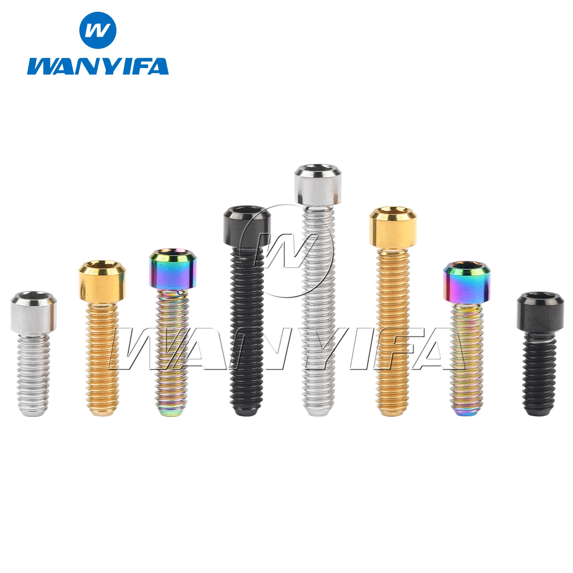 Titanium bolts Titanium M4 x 10 13.5 15 20 25mm Allen Key Small Head Bolt Screw Bicycle Thumb Shifter