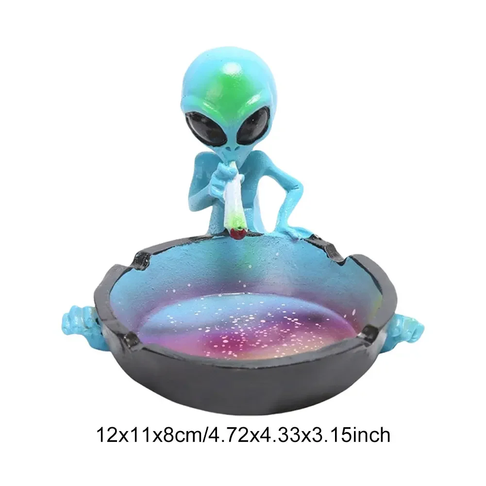 Alien Creative Ashtray Outdoor Ash Tray Cool Ashtrays Home Ashtray for Home Office Ornament Gift