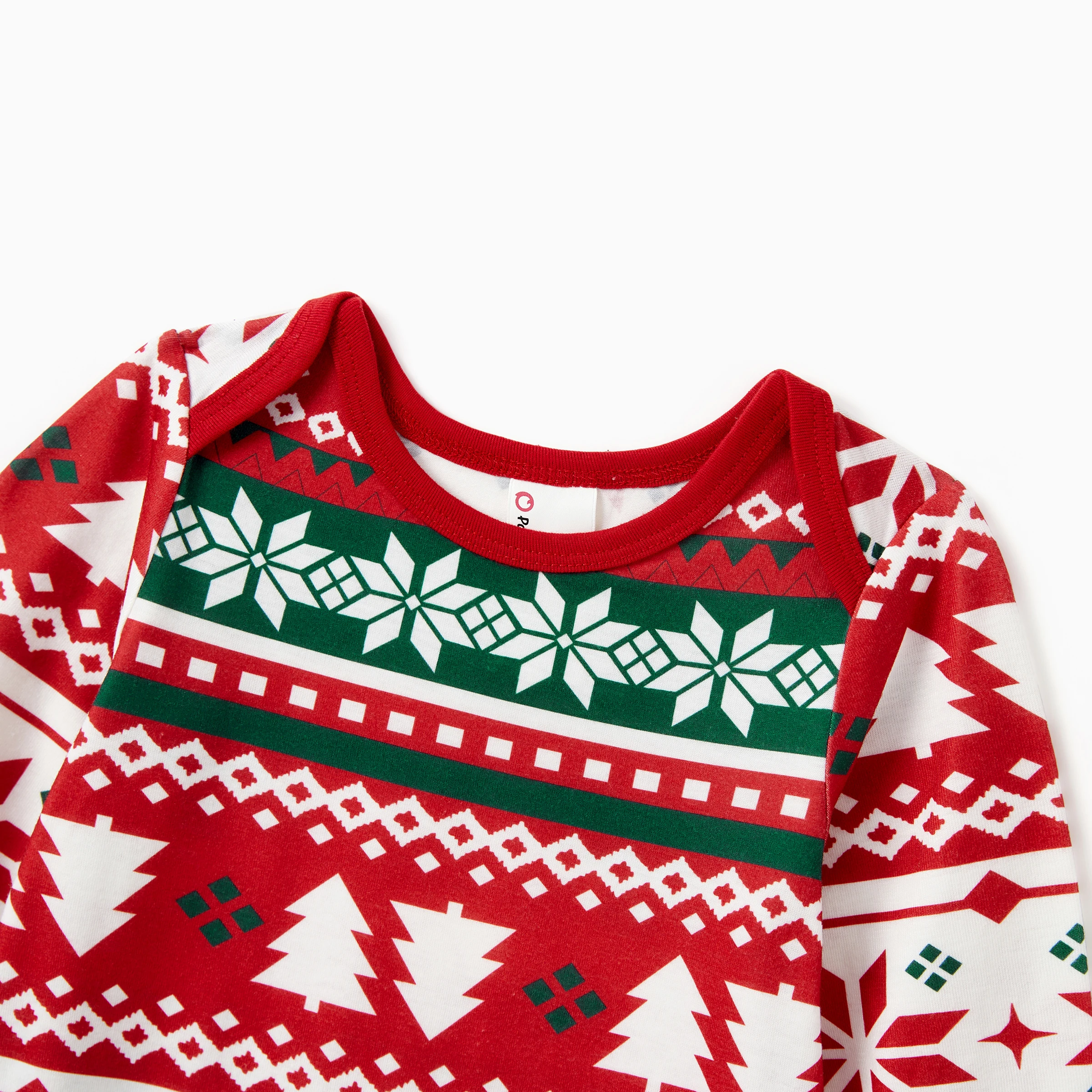 thumbnail image 4 of Pijamas navideños Conjuntos familiares a juego Patrón de camión de reparto con árbol de Navidad Conjuntos de pijamas, 4 of 5