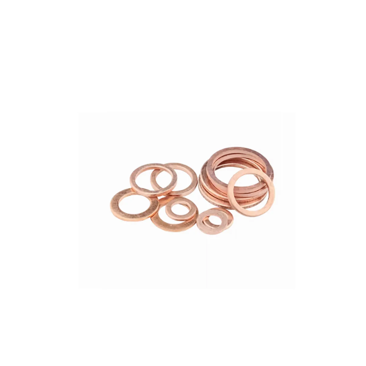 Red Copper Gasket / Marine Meter Sealing Ring Flat Gasket / Copper Metal  Washer