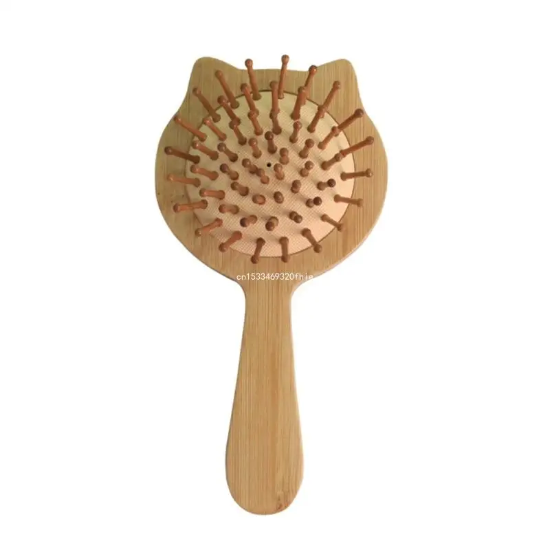 

Baby Hair Brush Infant Bamboo Air-Cushion Hair Brush Caps Removal Hair Brush Children Women Head Massage Comb