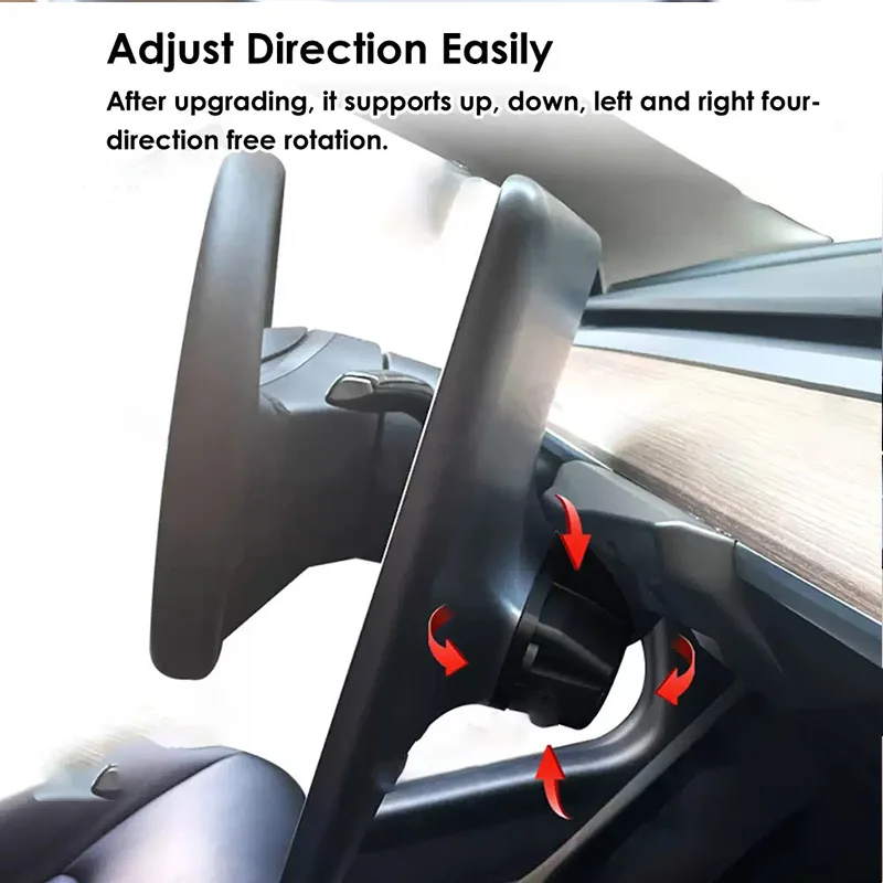 Suitable For Tesla Model 3/Y/Renewal 3 Renewal Y 40&deg; Central Control Screen Rotating Bracket Accessories