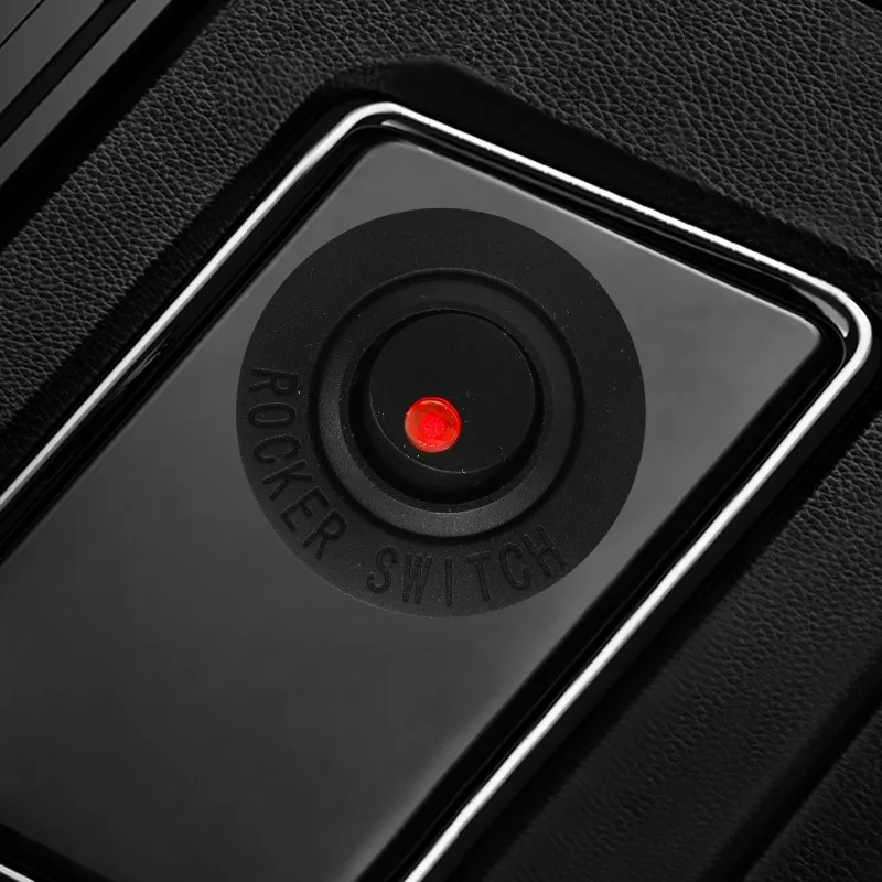 20mm Round Rocker Toggle Switch Shell Housing 12V LED ON OFF for Car Truck Golf Cart Dash Panel Blue Red Lighted