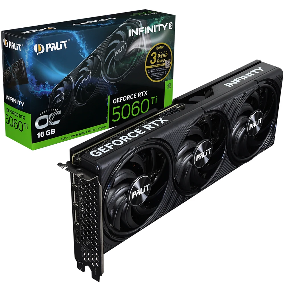 PALIT GIForce RTX 5060 Ti Infinity 3 OC D7 16GB Emtek [PEIKOREA]