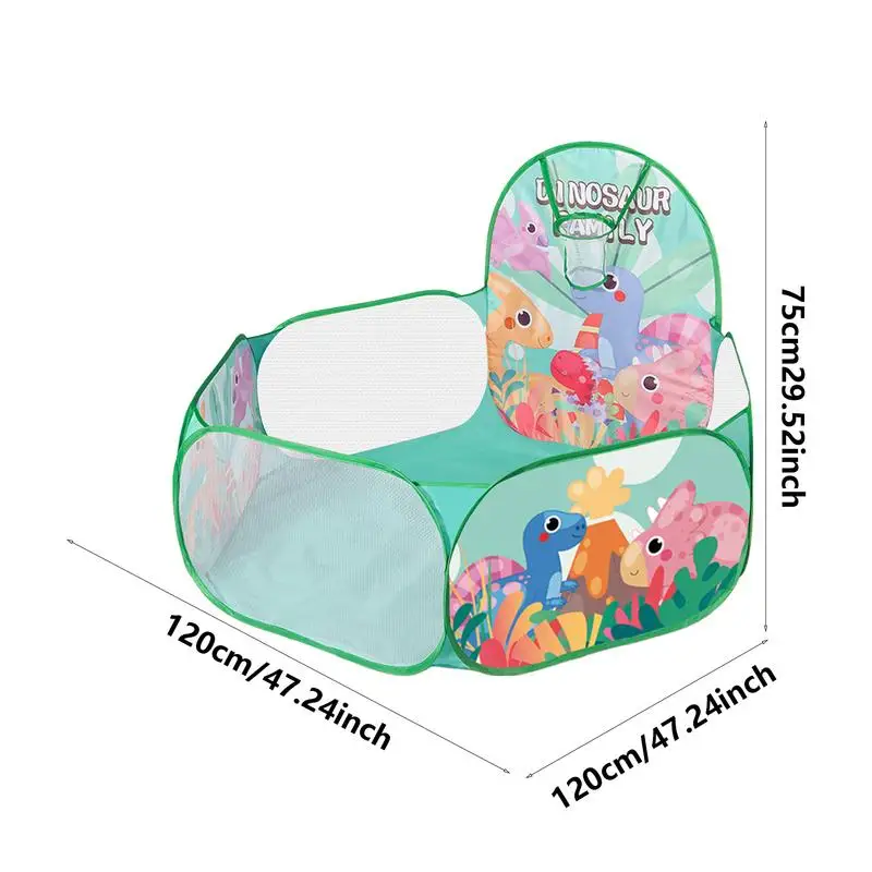 Ball Pool For Kids Portable Kids Tent Ball Pit Crawling Playing Pool Educational Toy Foldable Ball Pit Play Tent For Kids Gifts 6