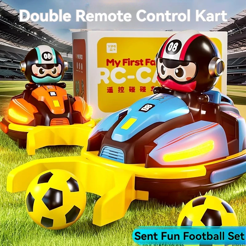 RC Football Sports Battle Bumper Car Toy for Kid Catapult Robot