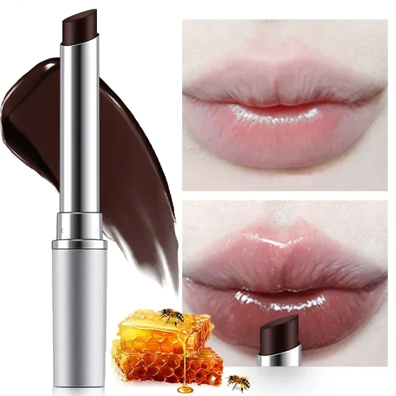 Black Brown Honey Lipsticks Nourishing Moisturizing Lasting Non-stick Cup Tinted Lip Balm Plumper Sexy Daily Lips Care Cosmetics 2