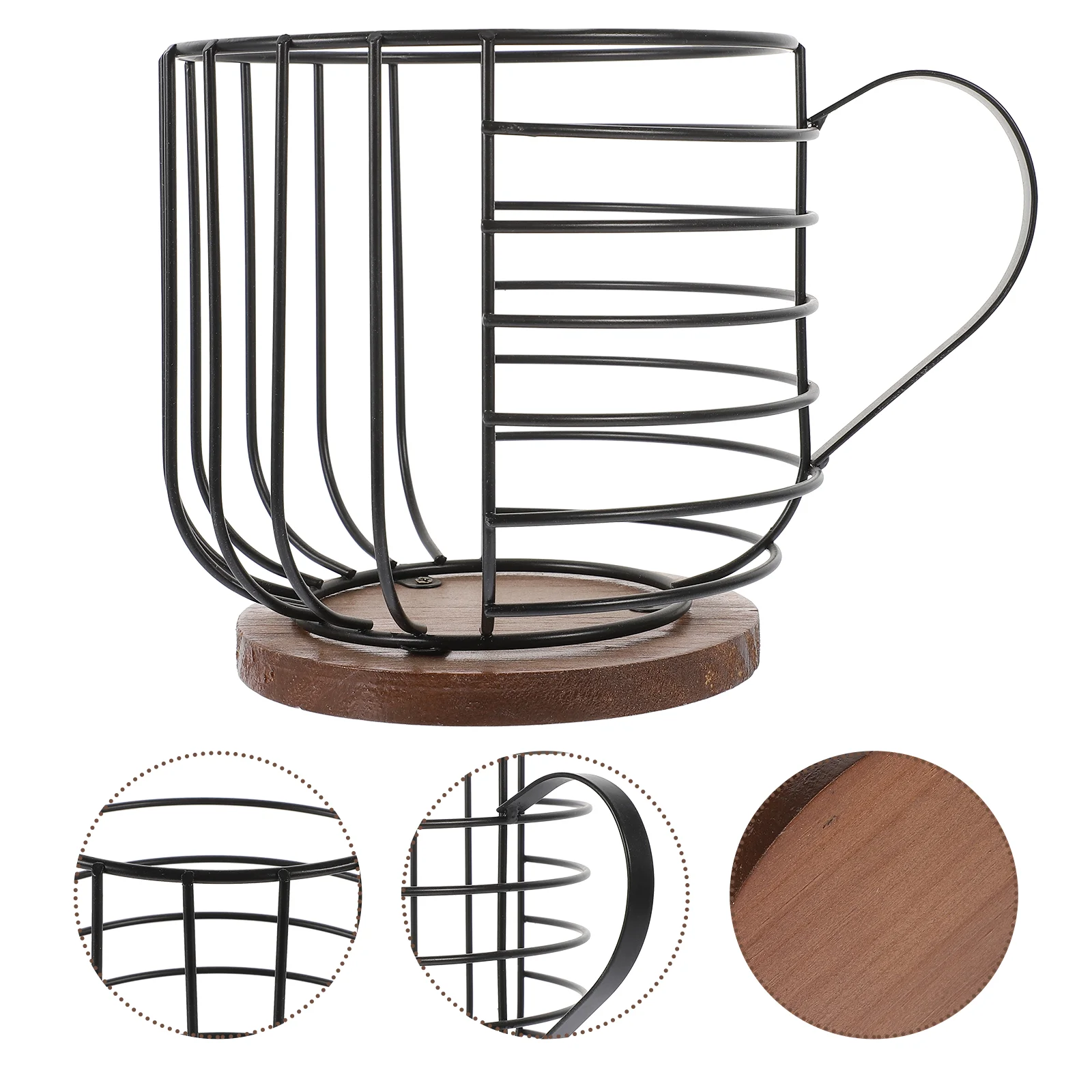 

Iron Coffee Capsule Storage Rack Display Stand Basket Holder Metal Organizer