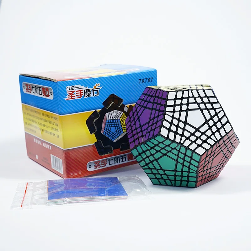 Shengshou 4X4X4 Magnétique Cube Puzzle Cube Intelligent Jouets Pour La  Formation Du Cerveau Noir Du 22,31 €