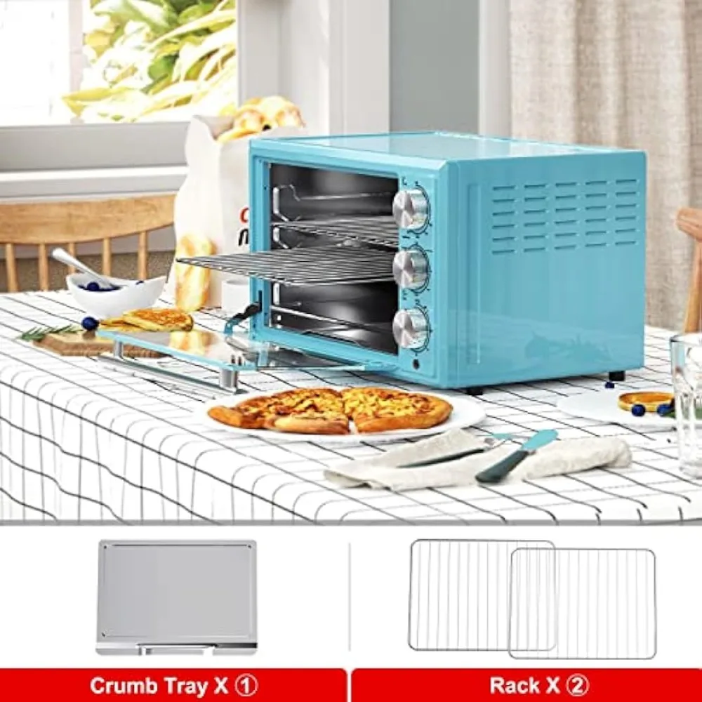 Galanz Large 6-Slice True Convection Toaster Oven, 8-in-1 Combo