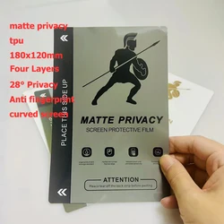Flexible Privacy HD Matte Hydrogel Screen Protective Film - 50pcs (PRIVACY TPU)