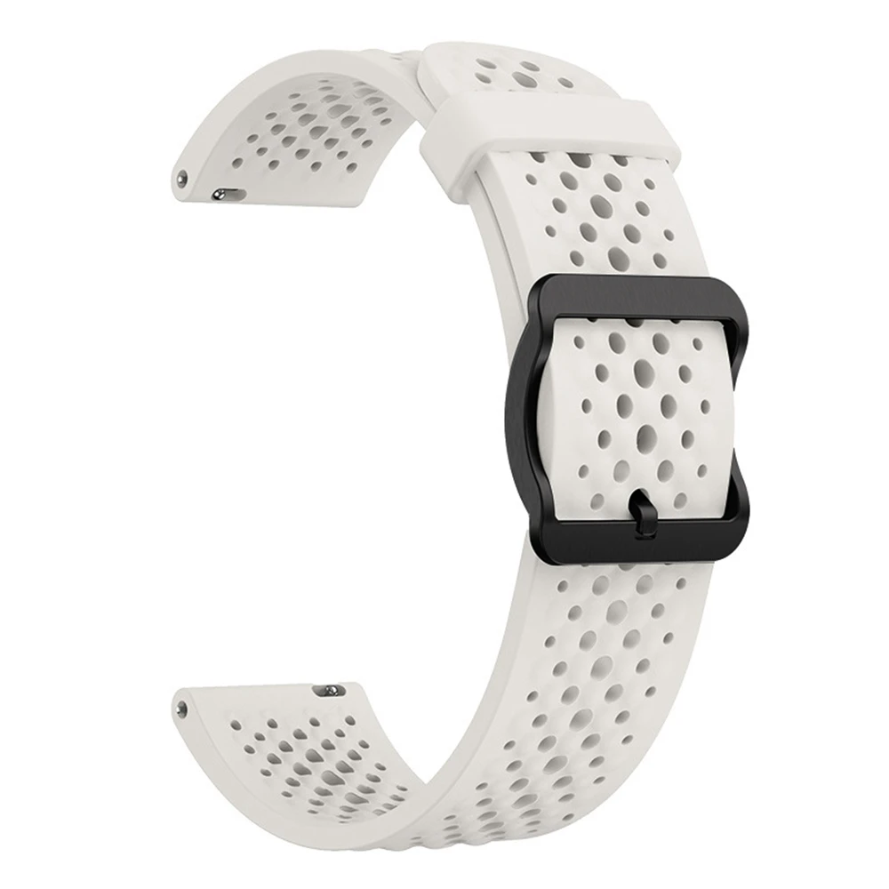 Durable Silicone Replacement Watch Strap - 22mm, Versatile Fit