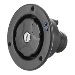 Bouchon de remplissage d'eau douce verrouillable par gravité, avec 2 clés, pour camping car, caravane, camping car 
