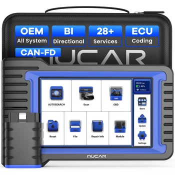 MUCAR VO7S/ VO7 OBD2 스캐너, 액티브 테스트, ECU 코딩, 전체 시스템 진단, 28 리셋 스캐너 도구, 자동차 진단 도구, 2023 CANFD