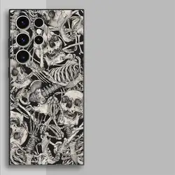 Skull Cartoon Design Phone Cover Case - Galaxy S26 Edge (Mix06)
