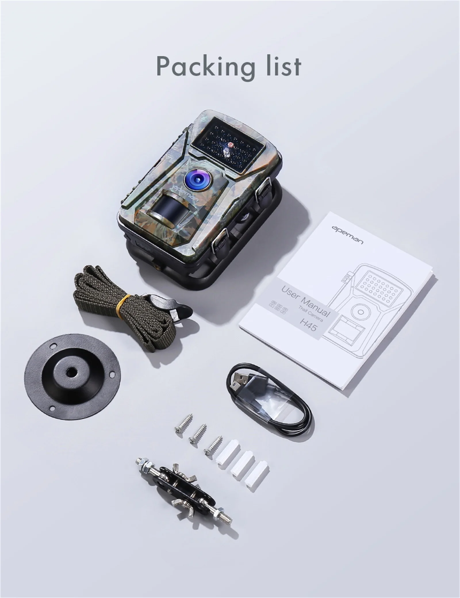 Wildlife Cameras Apeman Trail Camera H55 Manual Apeman Trail