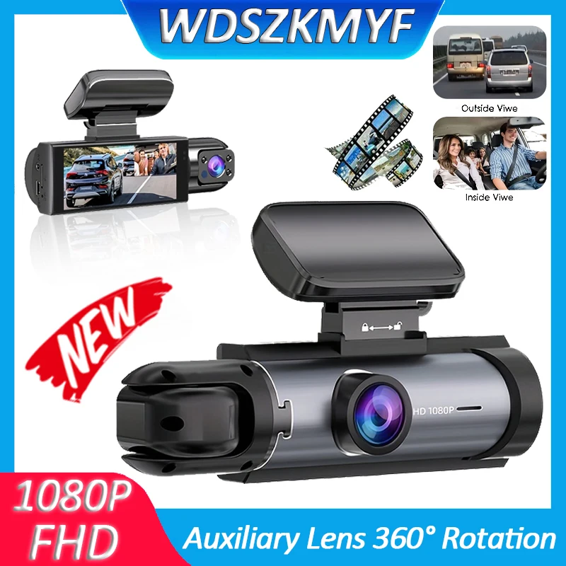  Dash Camera Front and Inside, 3.16inch Dash Cam 1080P