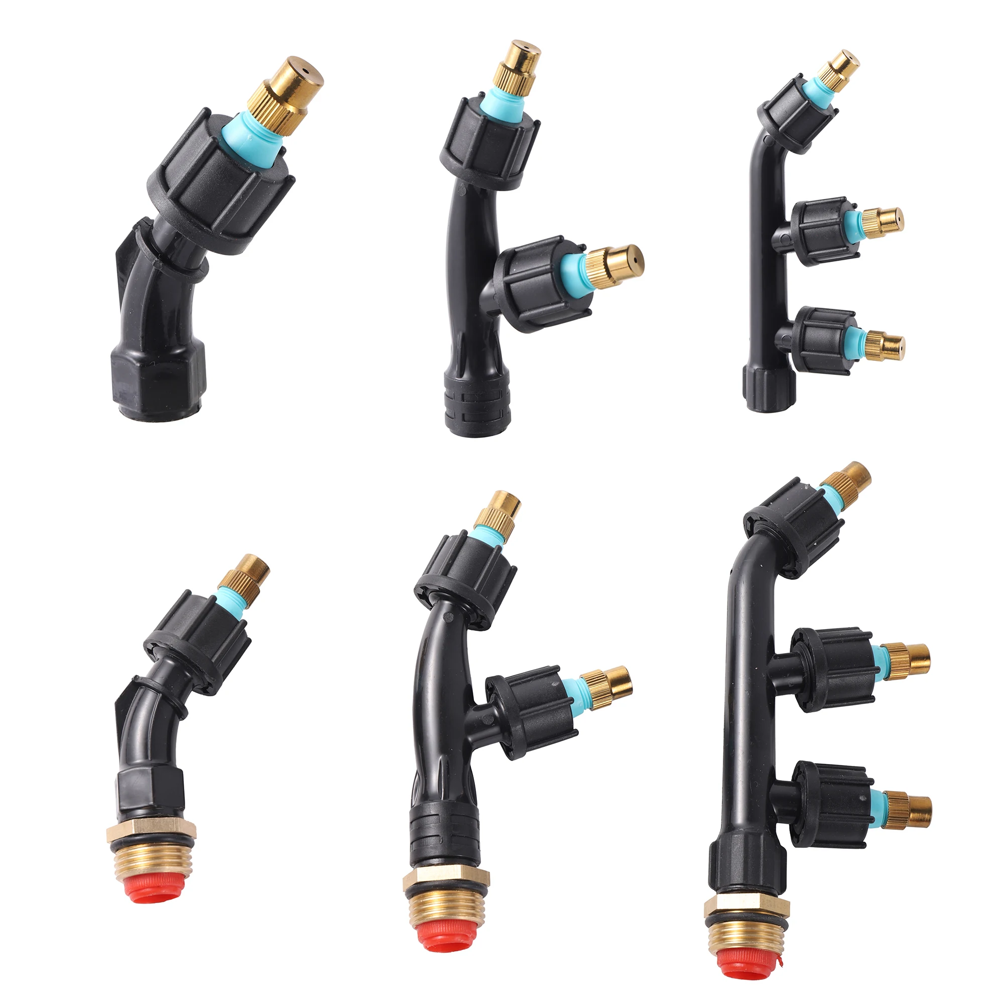 Atomizing Sprayer Nozzle Single/Double/Three Nozzle Head Gardening Plants Flowers Fogging Irrigation Sprayer Watering Tool
