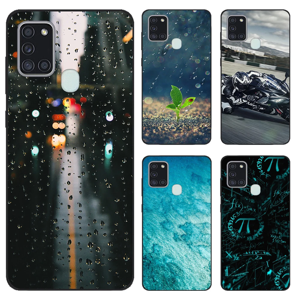 Custodia B Per Samsung A21S Custodia Per Telefono Cover Posteriore In Silicone Morbido Tpu Per Samsung Galaxy A21S Custodia A 21 S A21 S Coque Bumper