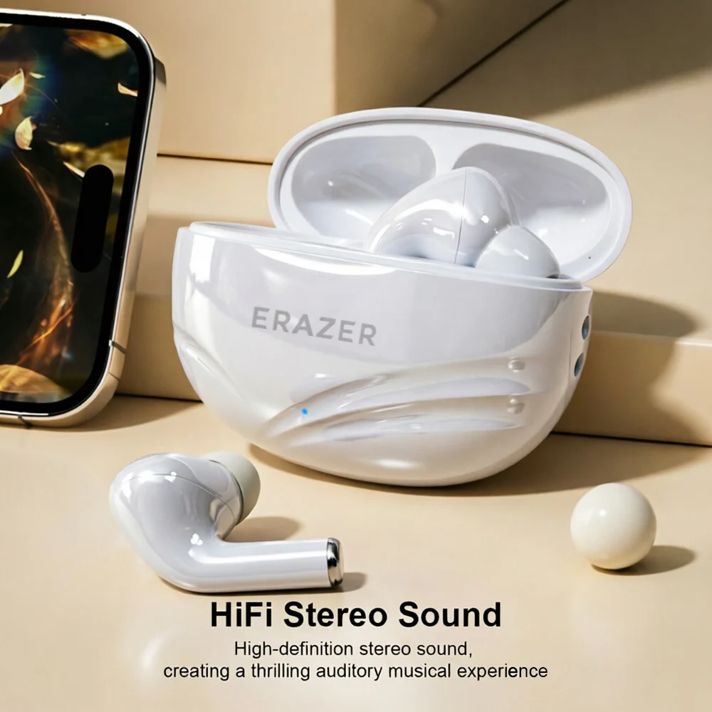 ERAZER AI Translation Pro Wireless Bluetooth Earphones with Touch Control and HiFi Sound