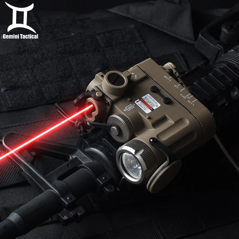 

Tactical DBAL-D2 Green Blue Red Dot Sight Aiming Laser White Weapon Scout Light LED Flashlight Hunting Laser Airsoft Accessories