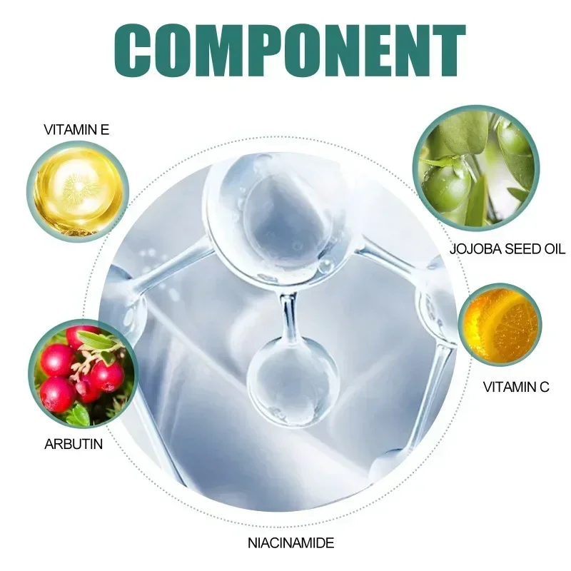 Facial Serum Makeup Cream Anti Wrinkle Cream Niacinamide Melasma Brightening Cream Reduce Melanin Brighten Lighten Dark Skin Chloasma Serum Fade Fine Face Lines