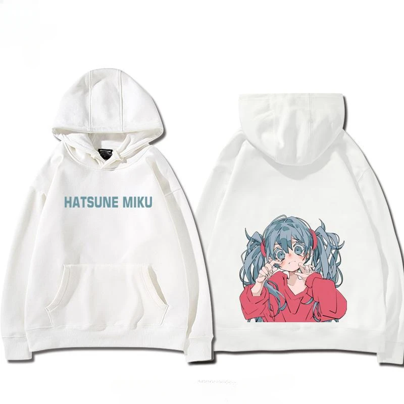 Hatsune Miku Long Sleeve Cotton Anime Hoodie