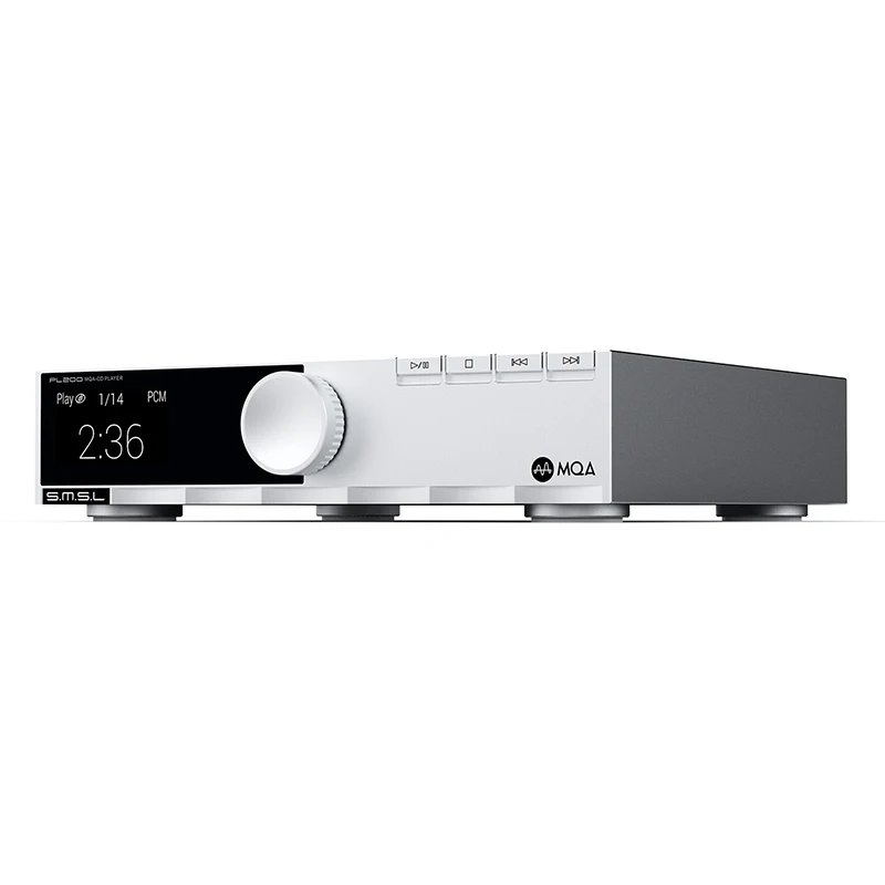 SMSL PL200 고해상도 클래스 CD 플레이어, 피아노 키 디자인, AK4499EX MQA-CD DSD512 블루투스 LDAC Aptx-HD, 리모컨 포함