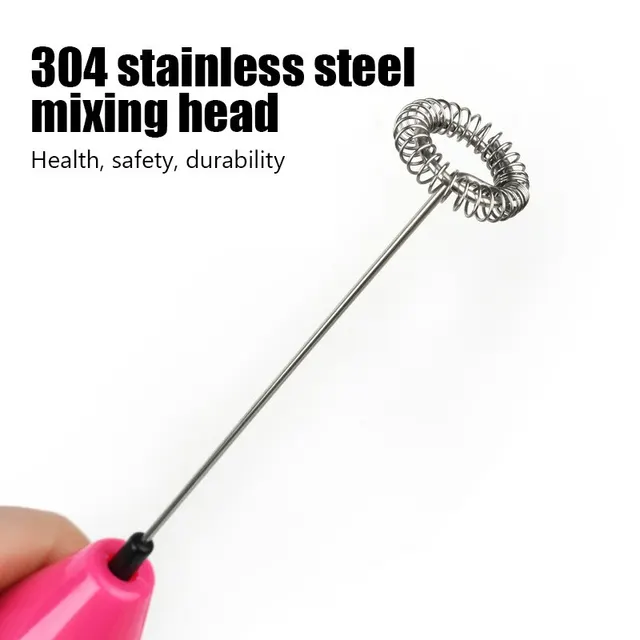 Montalatte elettrico frullino per le uova portatile Foamer caffettiera frullatore elettrico Mixer Mini frullatore portatile utensili da cucina 6