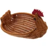 Rattan Storage Basket Woven Natural Baskets for Gifts Empty Snacks Party Fruit Food Holder Decor 1