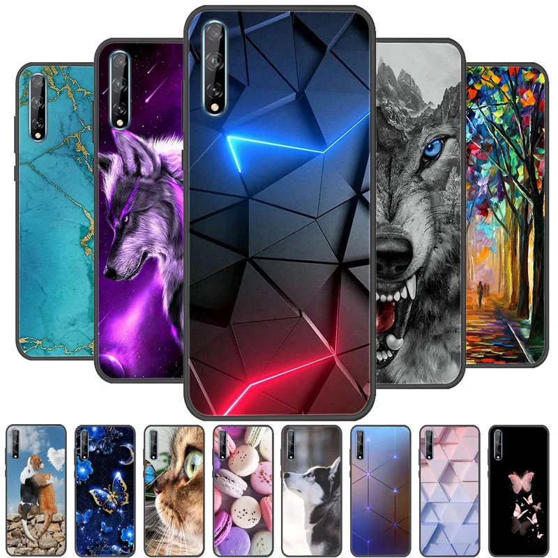 Чехол для Huawei P Smart S мягкий силиконовый чехол из ТПУ телефона PSmart задние корпуса