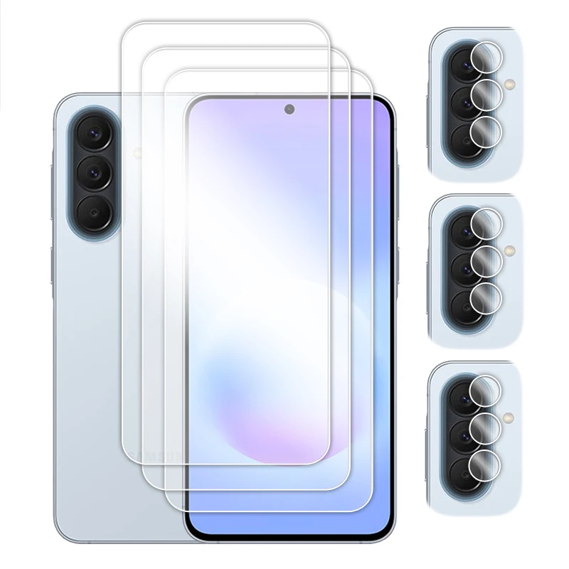 Full Glue Tempered Glass Screen Protector with Lens Film