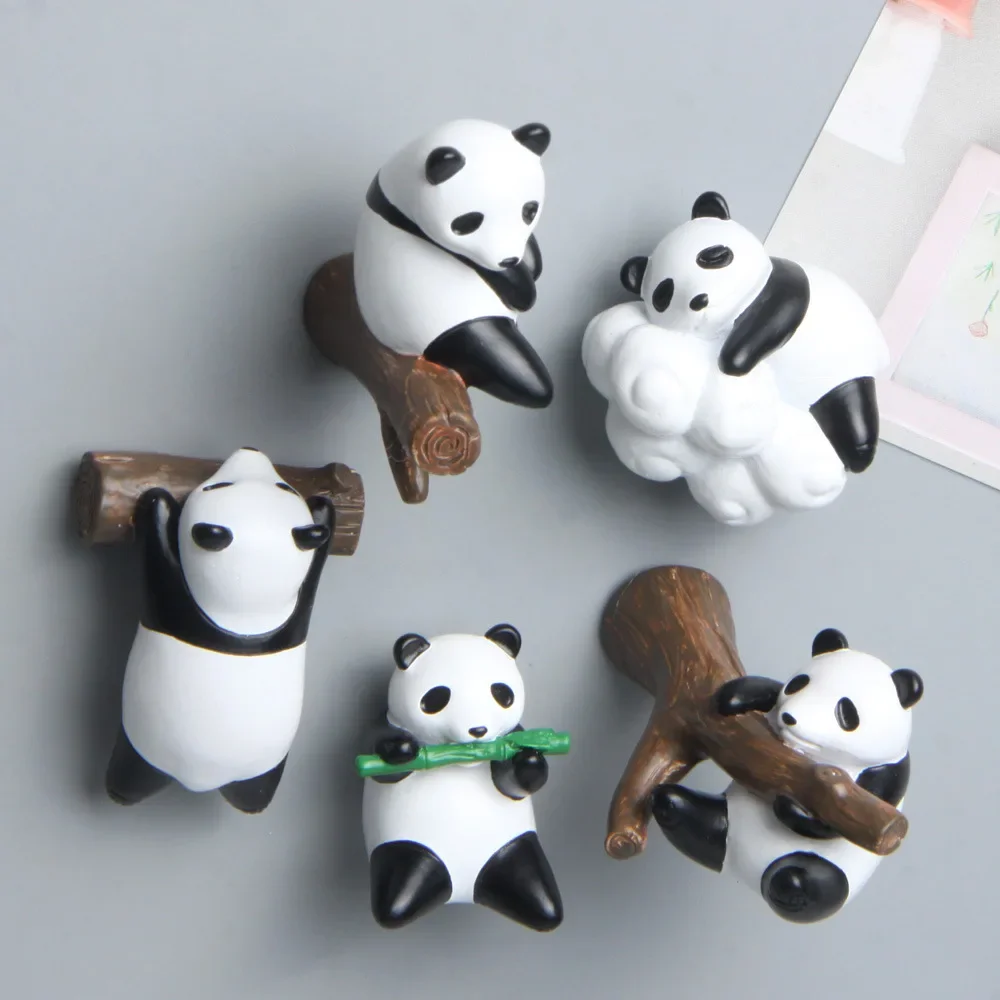 

Cartoon Panda Refrigerator Magnet Magnet Creative Decorative Pendant Photo Wall Cute Magnetic Magnet Stickers Home Decoration
