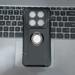 Cover per telefono in silicone morbido e resistente con supporto anello sul retro, 7.2
