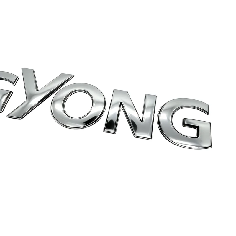7994008000 쌍용 액티언 로디우스 스타빅 카이런 렉스턴용 접착식 뒷면이 있는 오리지널 새 엠블럼 로고 OEM 7994008000