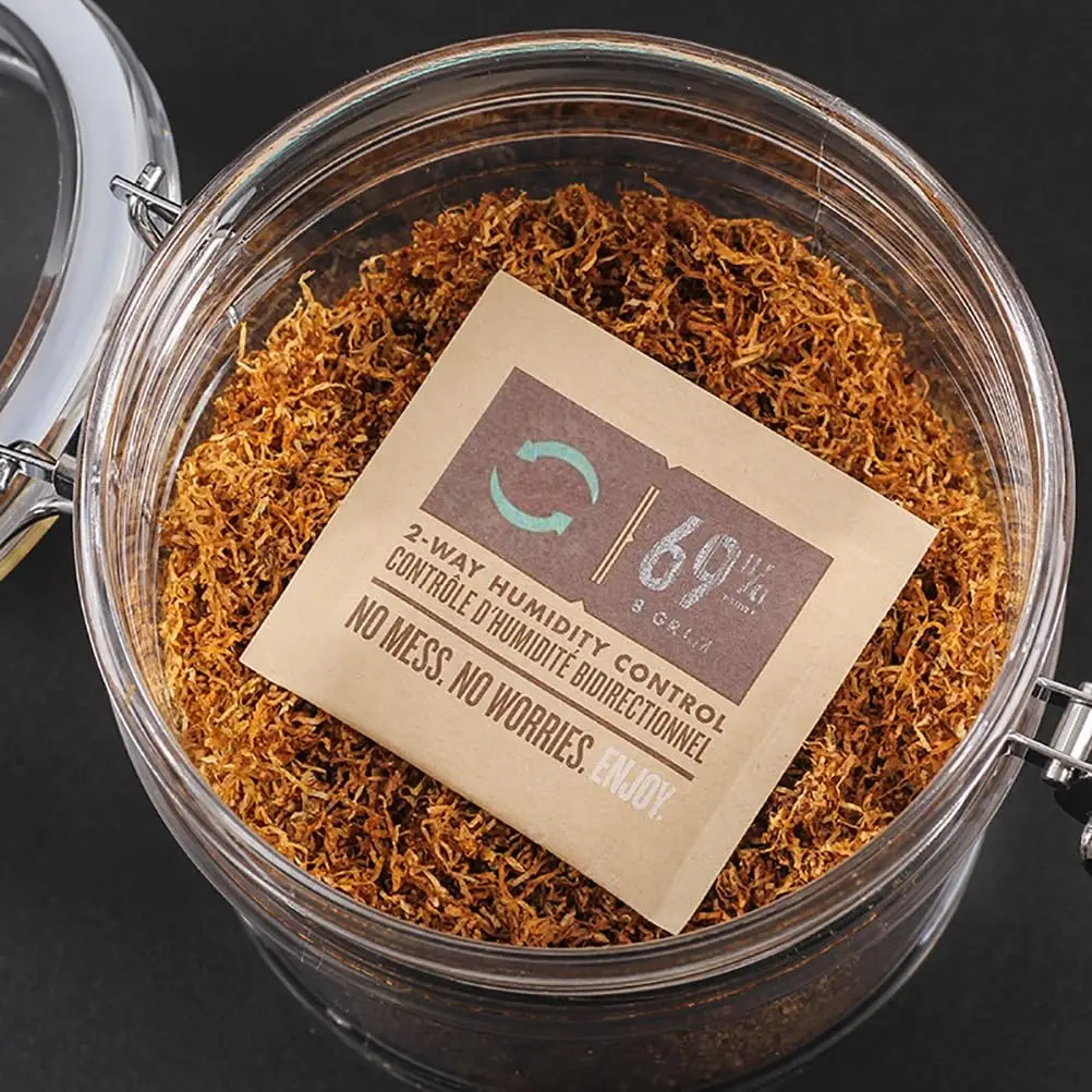 Humidor Packets,69% 72% 75% 8 Grams 2-Way Humidity Control Humidor Relative Humidity Packs, Cigar Humidifier Bag CA01 4