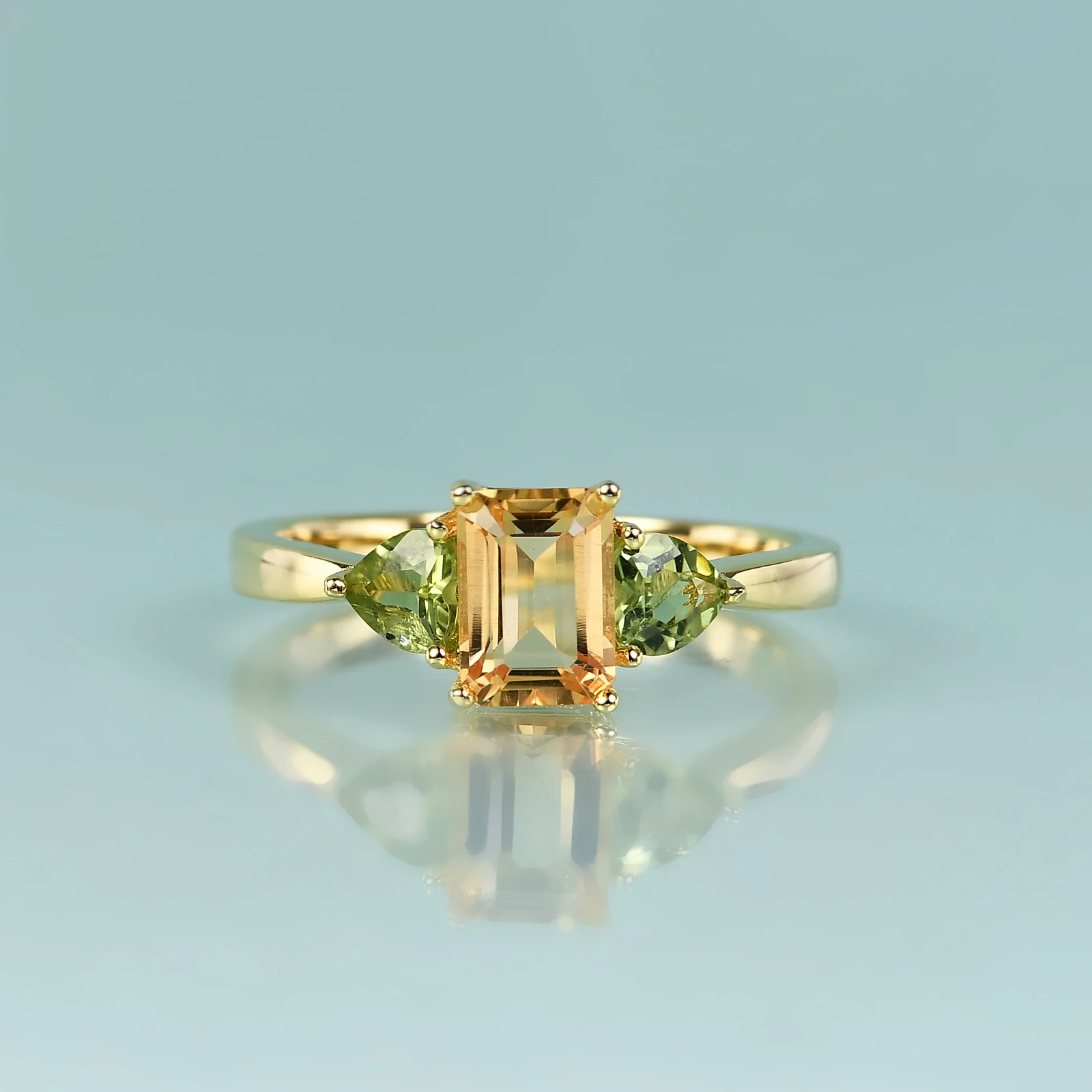 GEM'S BEAUTY 14 к золото серебро 925 пробы натуральные изумрудные ограненные