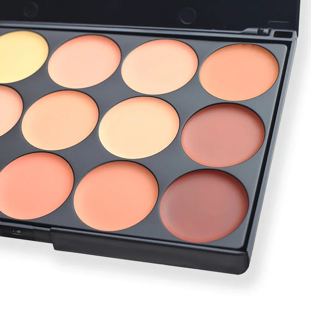 

Custom Face Repairing Spot 15 Color Matte Covering Nutritious Private Label Concealer Cream Palette Bulk Makeup Beauty